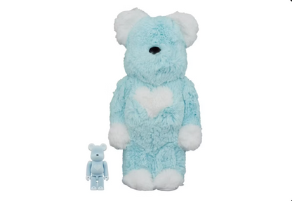 Bearbrick x Valmuer 100% y 400% Set Baby Blue