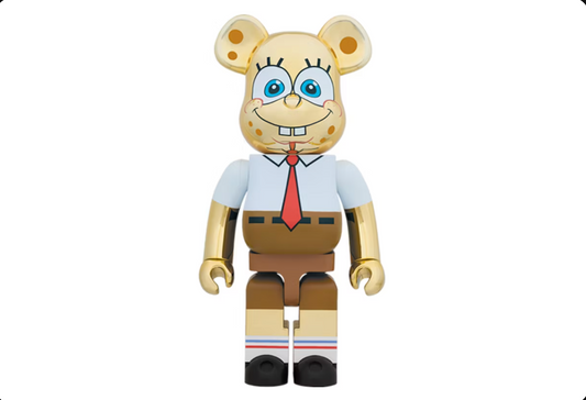 Bearbrick Sponge Bob Gold Cromo 1000%