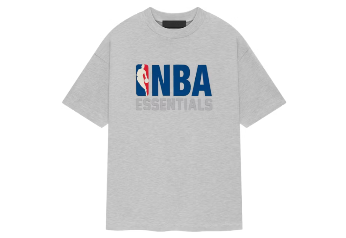 Fear of God Essentials NBA Tee - Light Heather