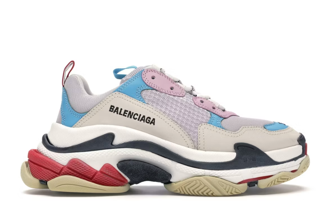 Balenciaga Triple S Blanco Azul Pre-Loved