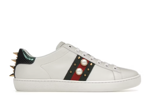 Gucci Ace Studded Pearl Pre-Loved