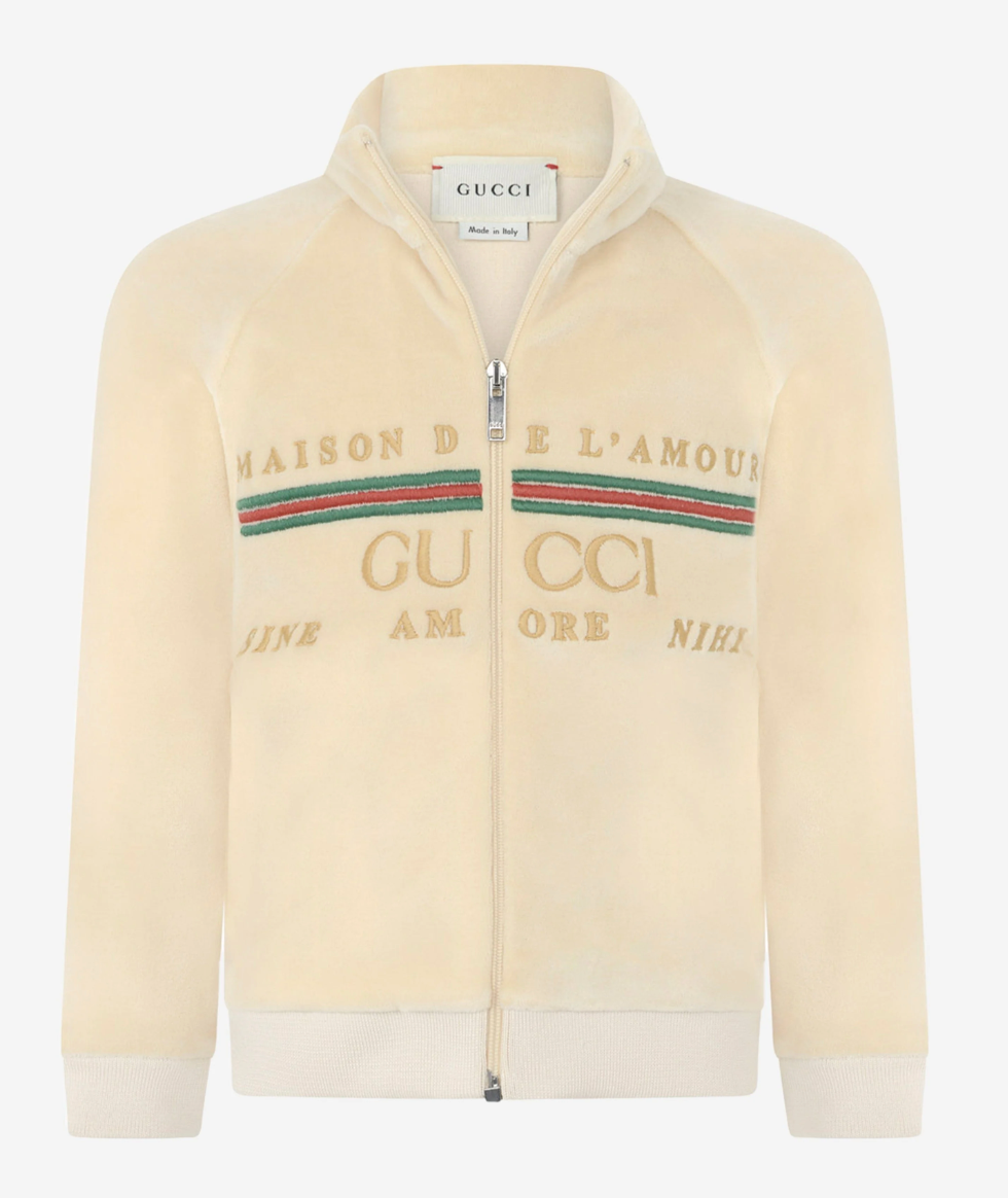 Gucci Velvet Tracksuit (Top & Bottom) for Kids Pre-loved