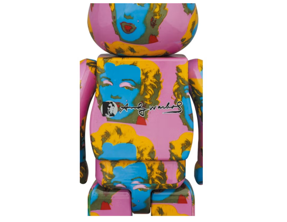 Set Bearbrick Andy Warhol Marilyn Monroe #2 100% & 400%