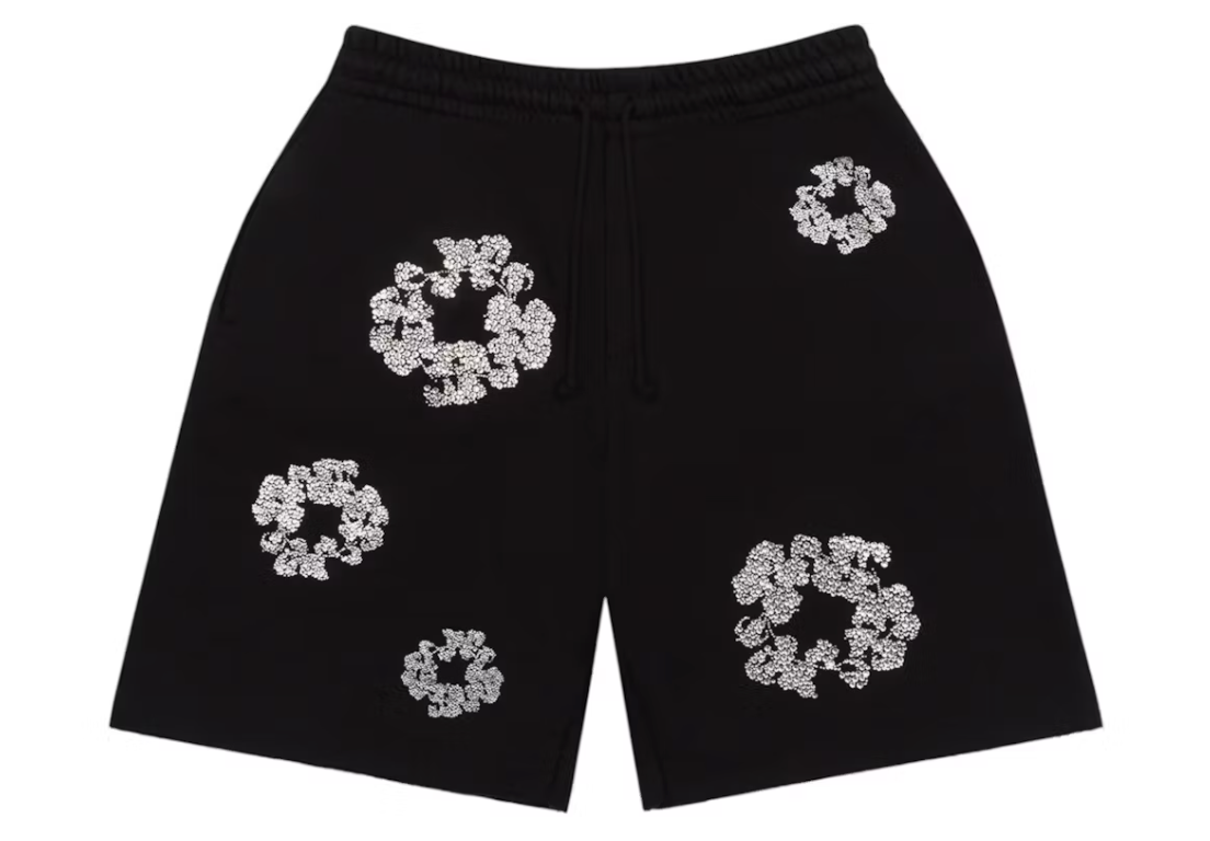 Denim Tears x Swarovski Black Shorts