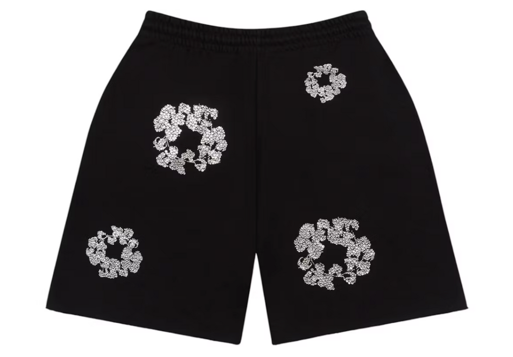 Denim Tears x Swarovski Black Shorts