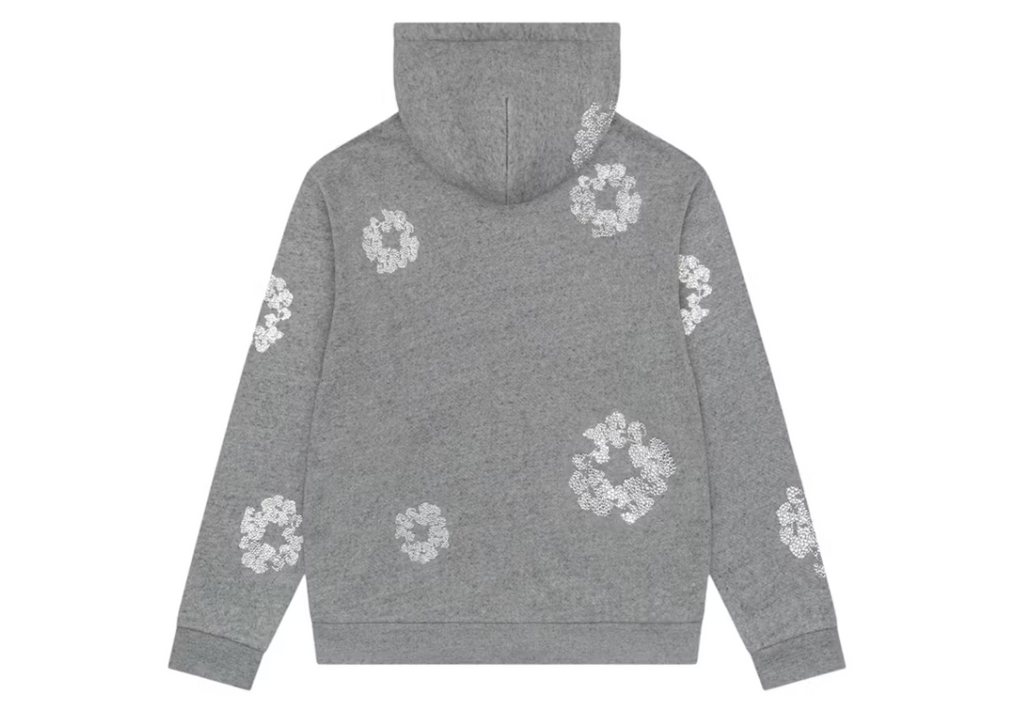 Denim Tears x Swarovski Grey Zip Hoodie