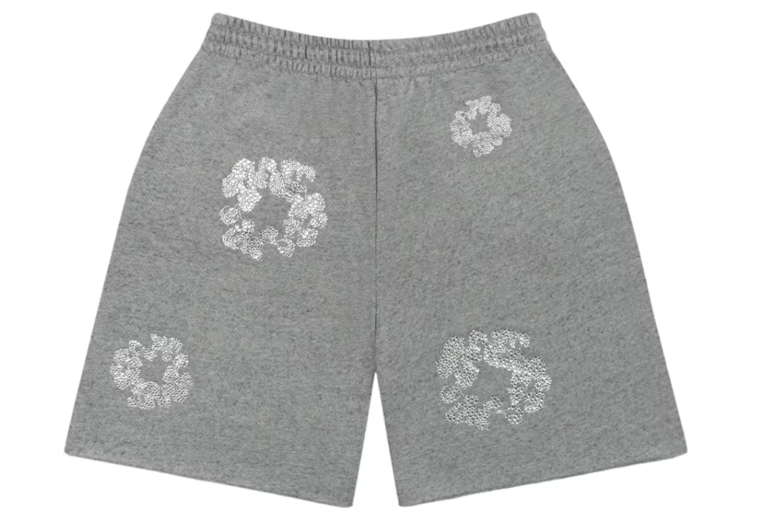 Denim Tears x Swarovski Grey Shorts – Santé Denim Tears x Swarovski Grey Shorts – Santé