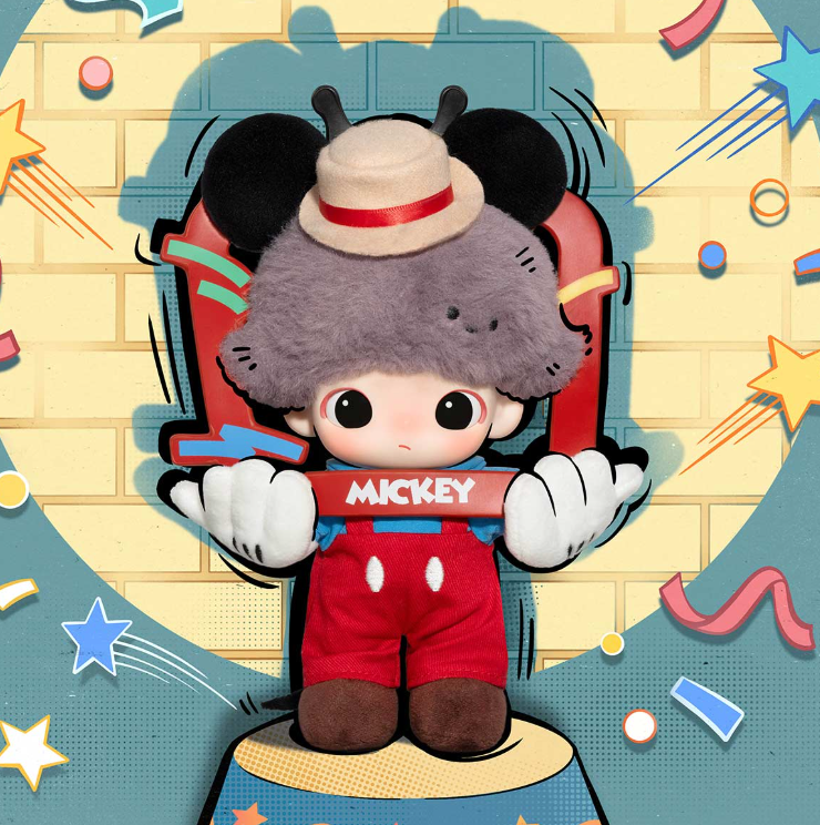 DIMOO WORLD × DISNEY Series-Vinyl Plush Keychain Blind Box
