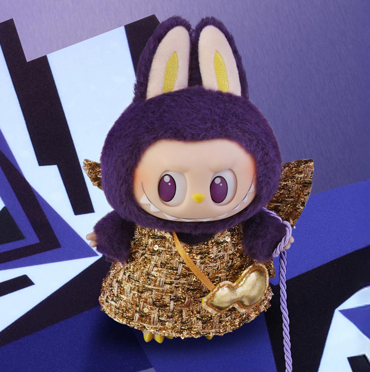 Labubu × Pronounce - Wings Of Fortune Vinyl Plush Hanging Card