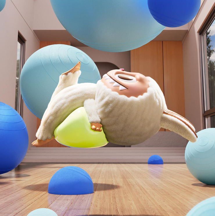 The Monsters Lazy Yoga Series Figures