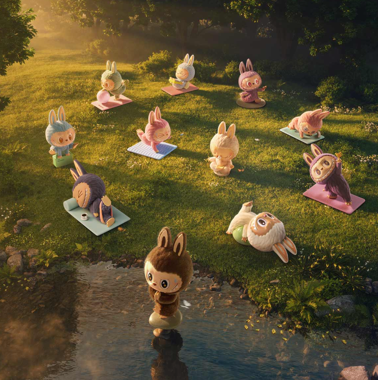 The Monsters Lazy Yoga Series Figures