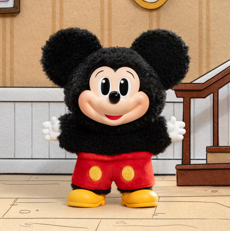 Mickey Family Cute Together Keychain Series Figures