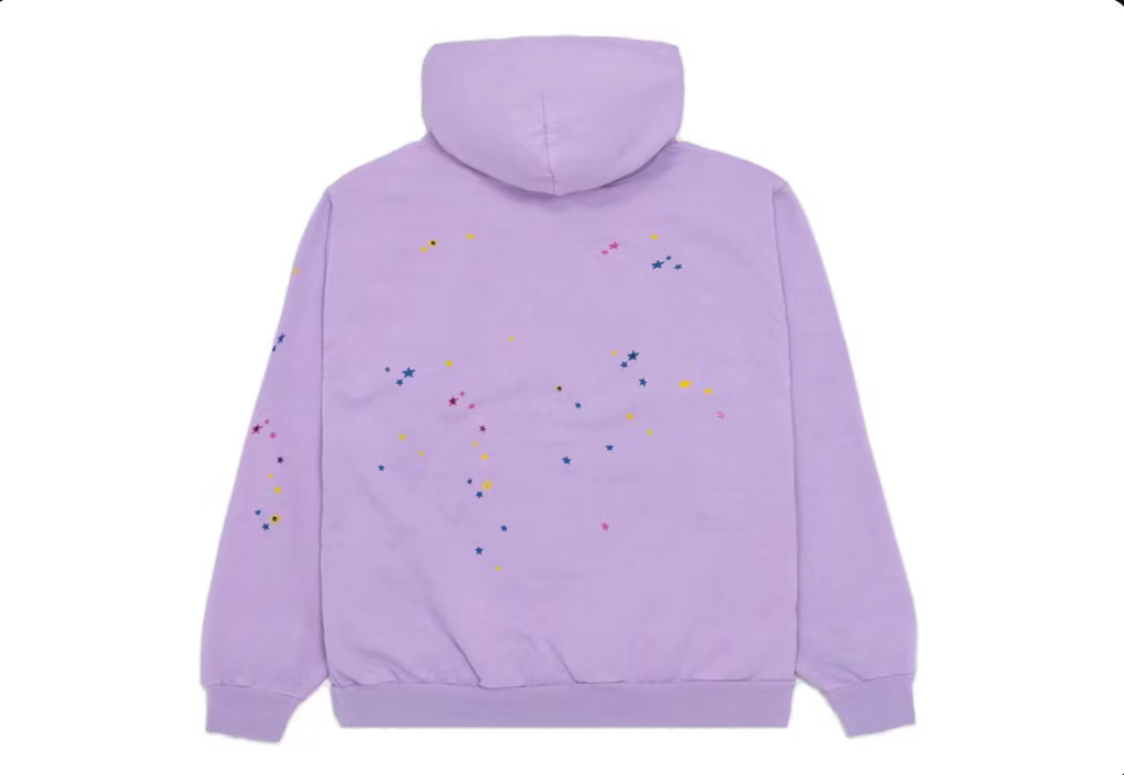 Sp5der Acai Hoodie Purple