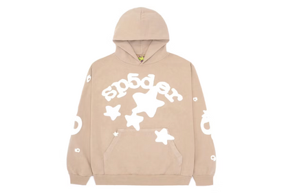 Sp5der Beluga Hoodie Sand