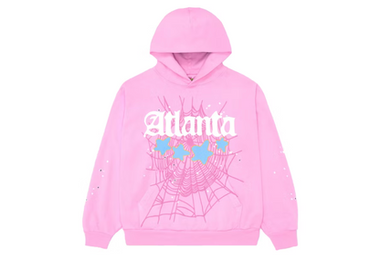 Sp5der Atlanta Hoodie Pink