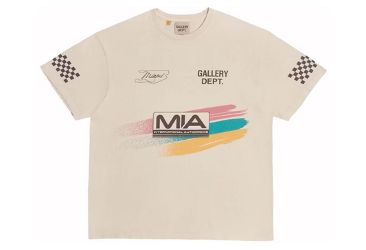 Gallery Dept. x Miami International Autodrone "Miami Grand Prix" MIA Merch Tee Archival White