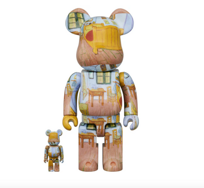 Bearbrick Vincent Van Gogh - La Chambre à Coucher 100% & 400% Set