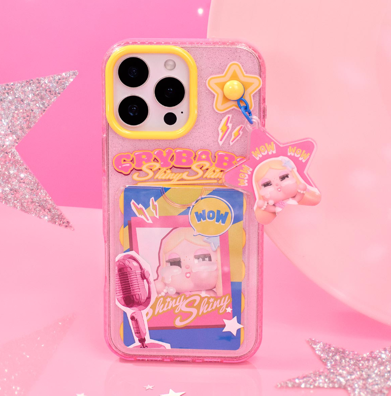 CRYBABY SHINY SHINY Series-Phone Case for iPhone 15 Pro Max