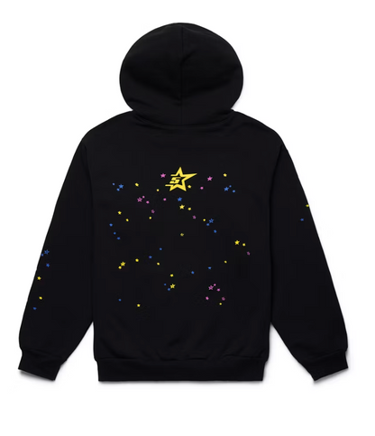 Sp5der P*nk Hoodie Black