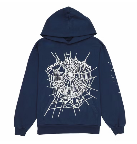 Sp5der Arach NY Phobia Hoodie Navy