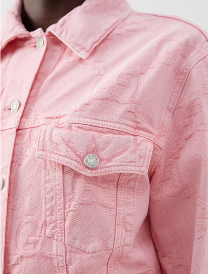 Gucci GG-Jacquard Pink Denim Set