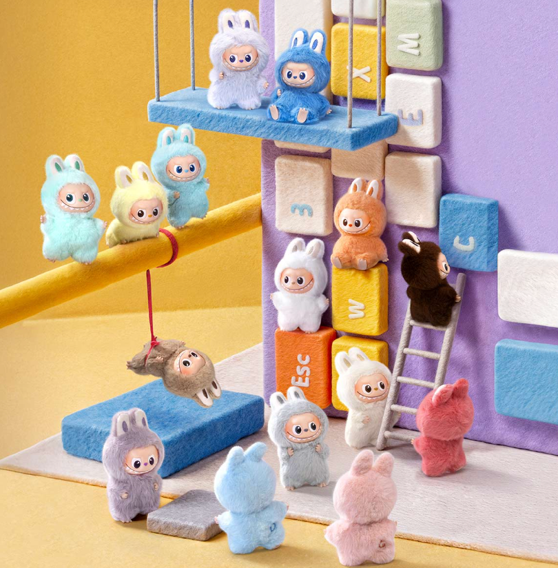 Labubu Pin For Love Series-Vinyl Plush Pendant Blind Box (A-M)