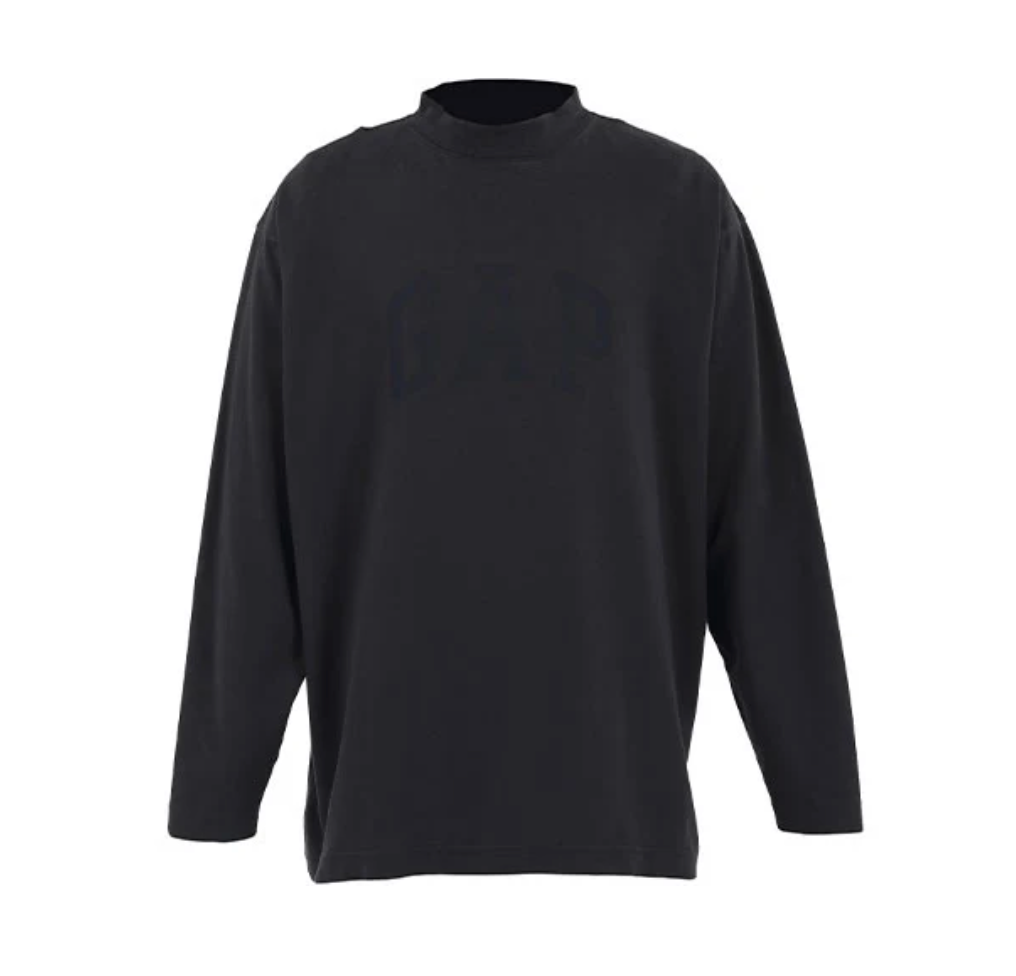 Yeezy Gap Engineered by Balenciaga Dove L/S Tee Black