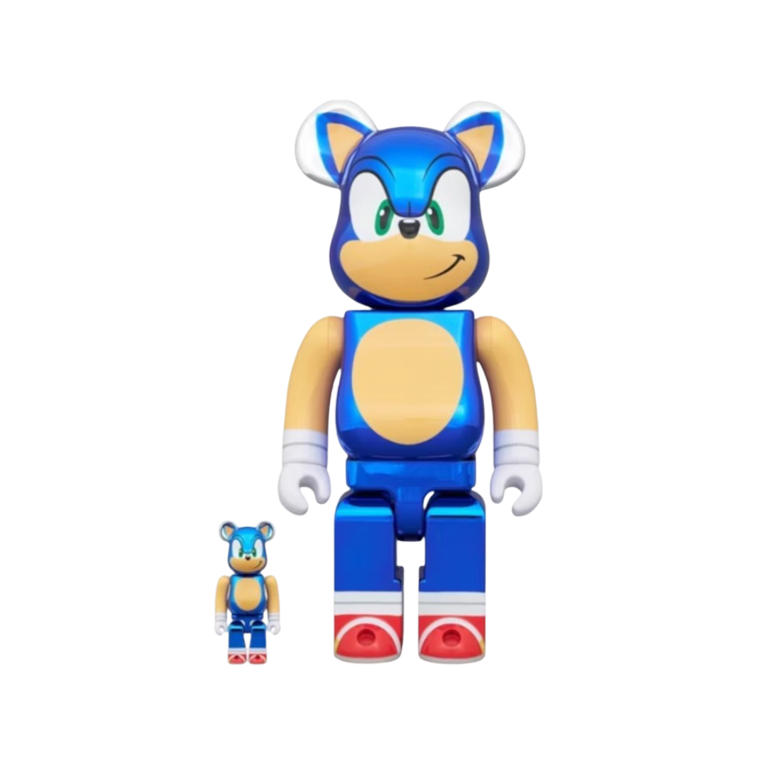 Bearbrick Sonic the Hedgehog 100% & 400% Set