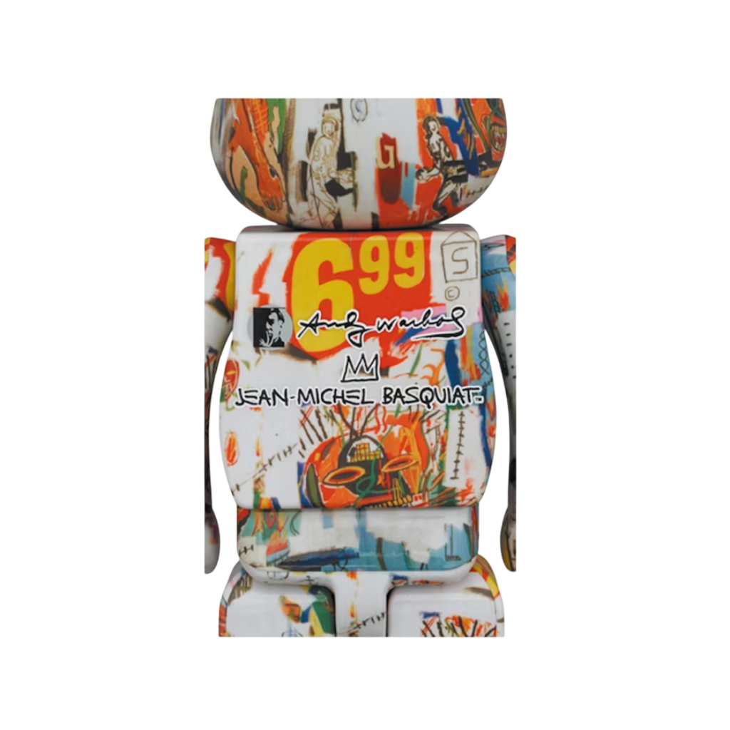 Bearbrick Andy Warhol x JEAN-MICHEL BASQUIAT #4 400%