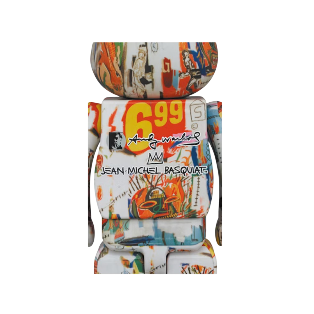 Bearbrick Andy Warhol x JEAN-MICHEL BASQUIAT #4 400%