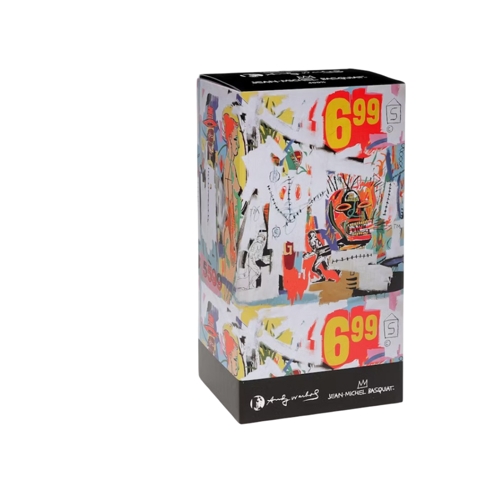 Bearbrick Andy Warhol x JEAN-MICHEL BASQUIAT #4 400%
