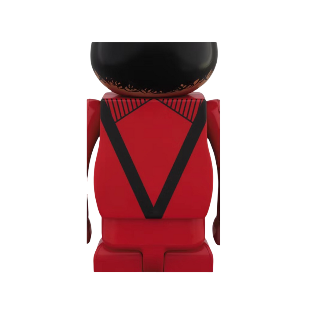 Chaqueta roja Thriller de Bearbrick x Michael Jackson 1000%