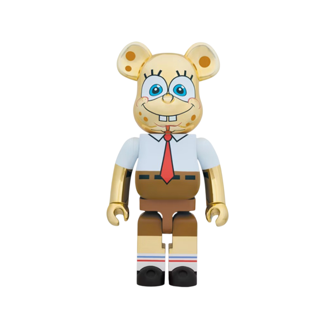 Bearbrick Sponge Bob Gold Cromo 1000%