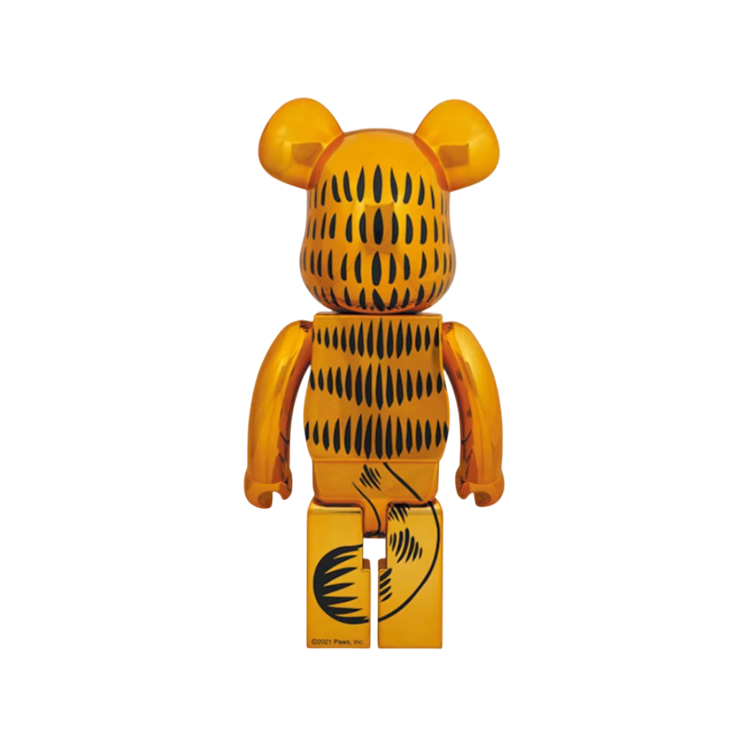 Bearbrick Garfield 1000% Gold Chrome Ver.