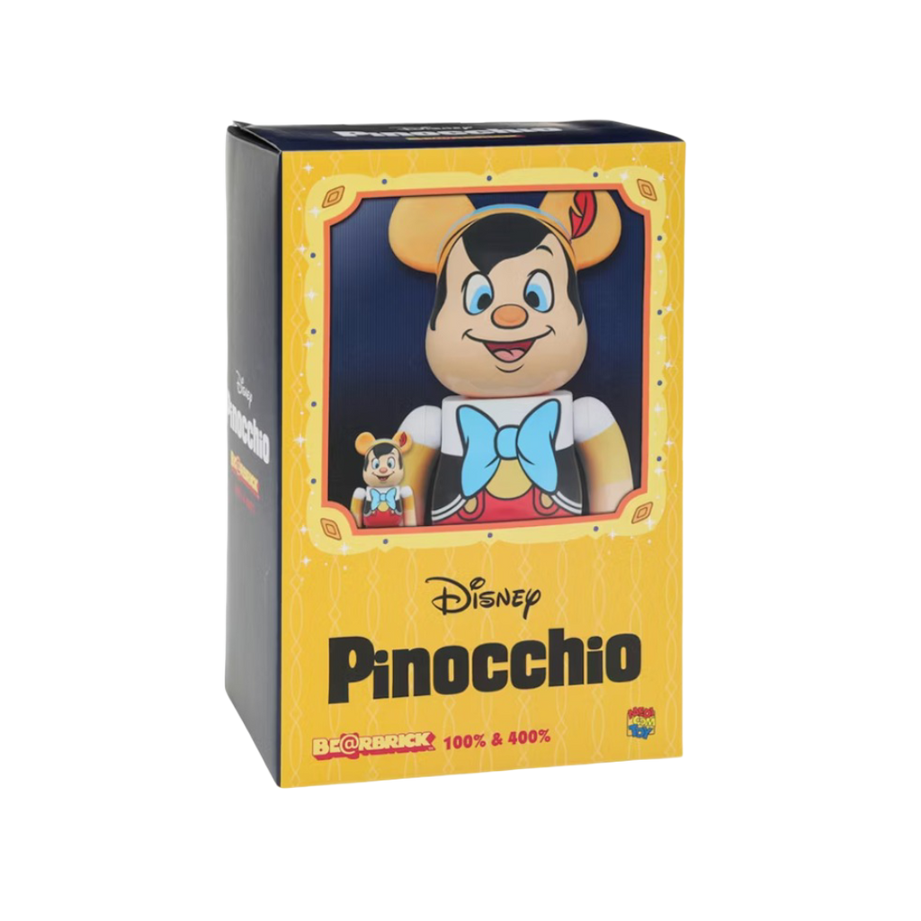 Set Bearbrick x Disney Pinocho 100% y 400%
