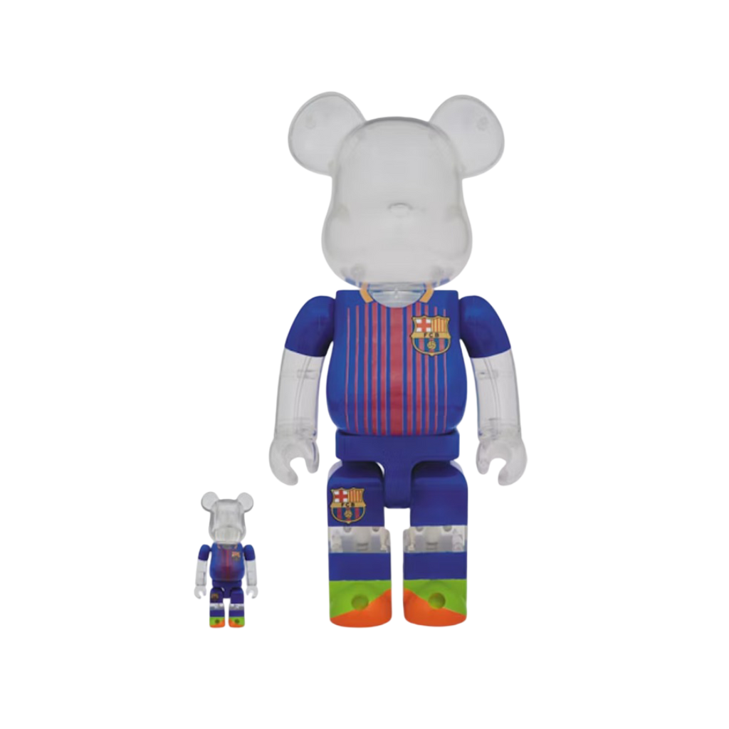 Bearbrick FC Barcelona 100% y 400% Set