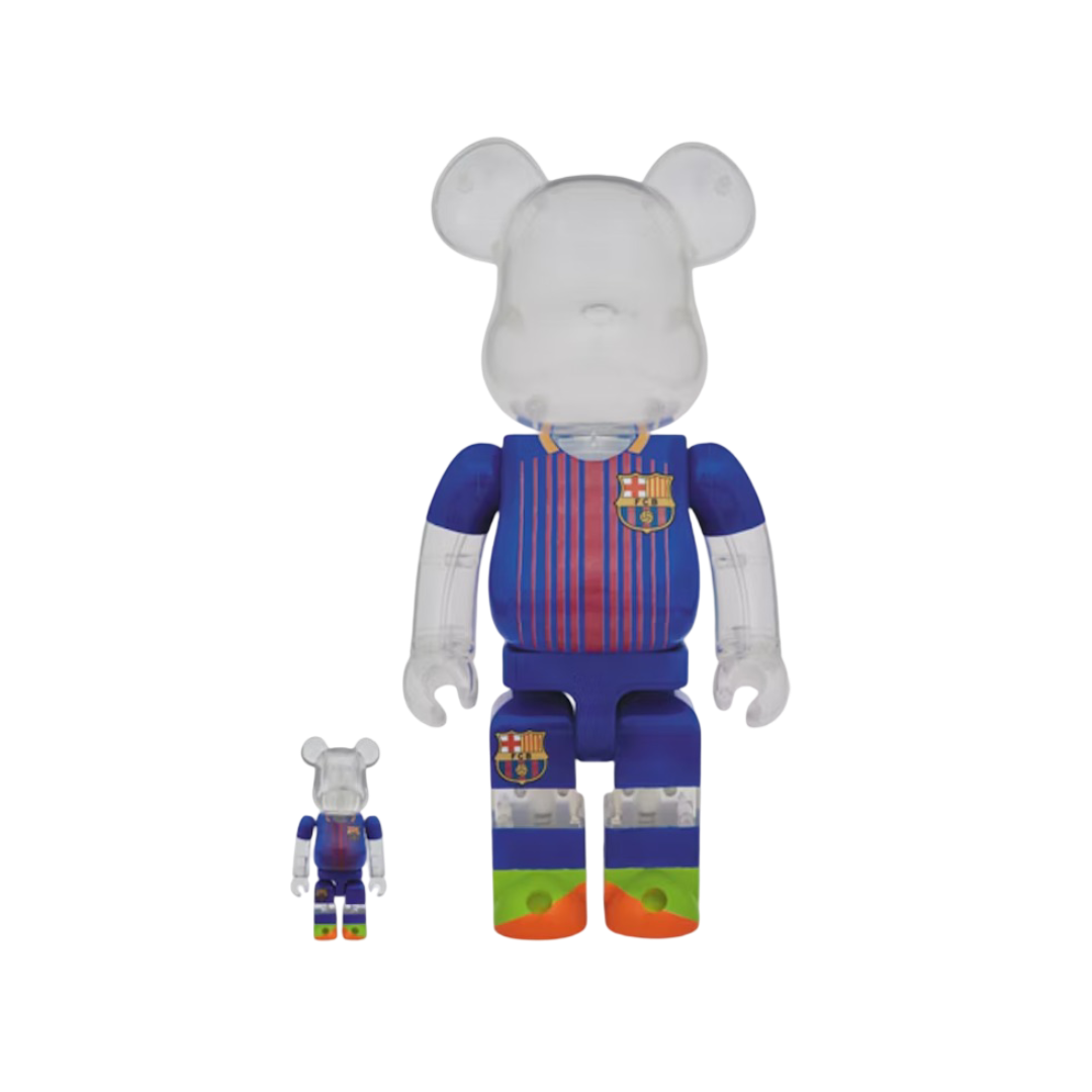 Bearbrick FC Barcelona 100% y 400% Set