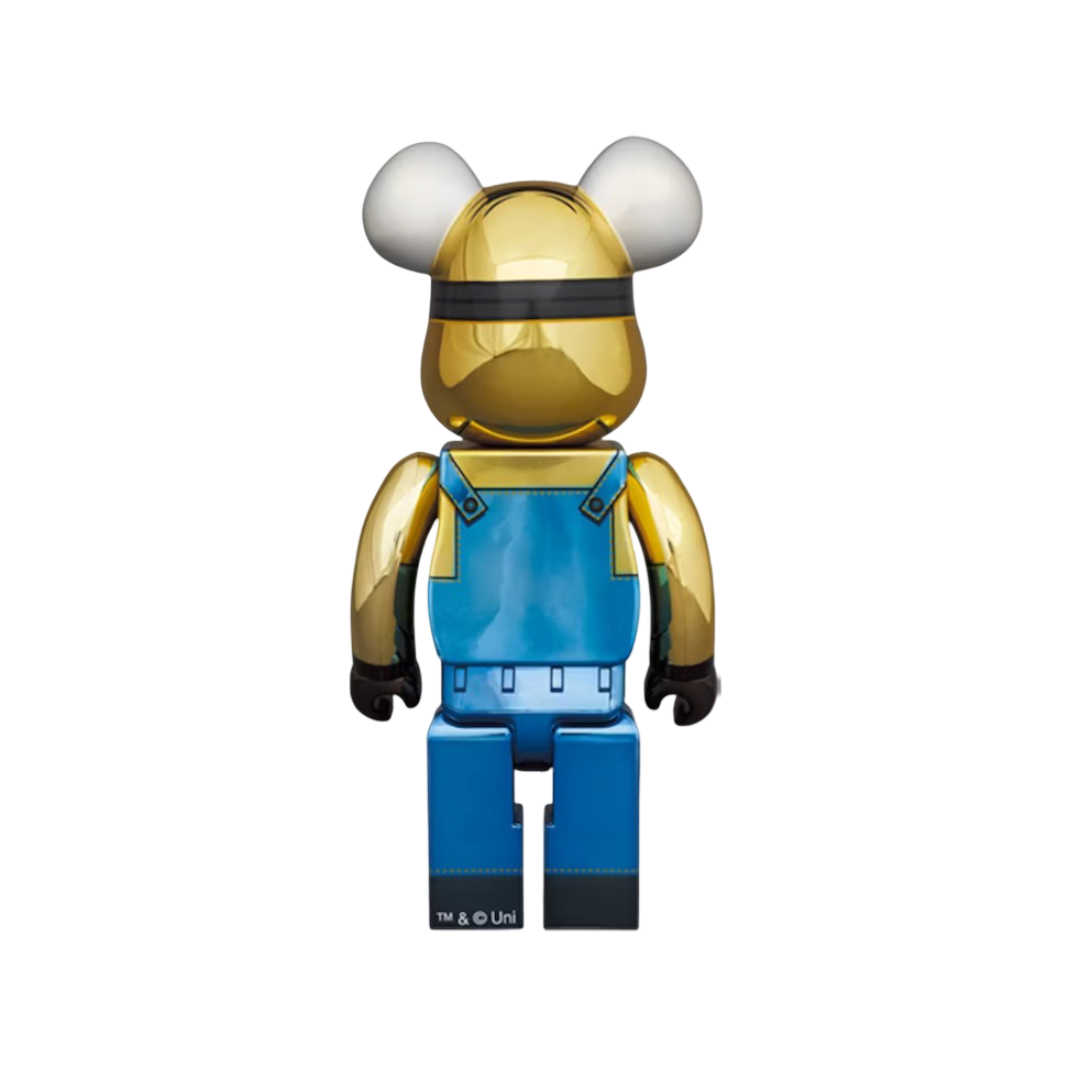 Set Bearbrick DAVE 100% & 400% CHROME Ver.
