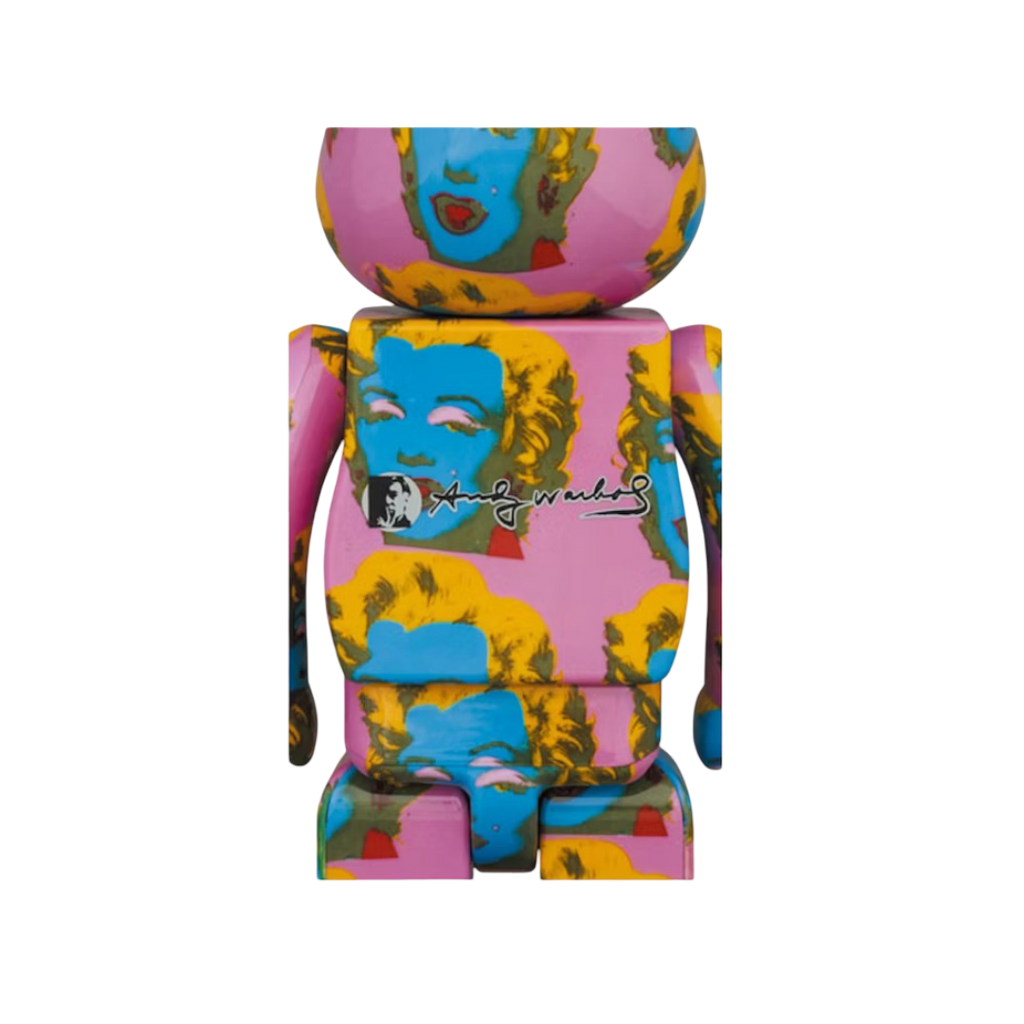 Conjunto Bearbrick Andy Warhol Marilyn Monroe #2 100% y 400%