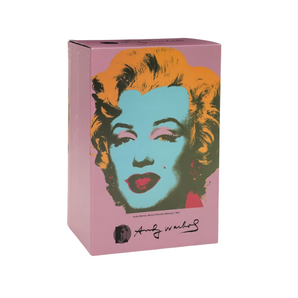 Conjunto Bearbrick Andy Warhol Marilyn Monroe #2 100% y 400%
