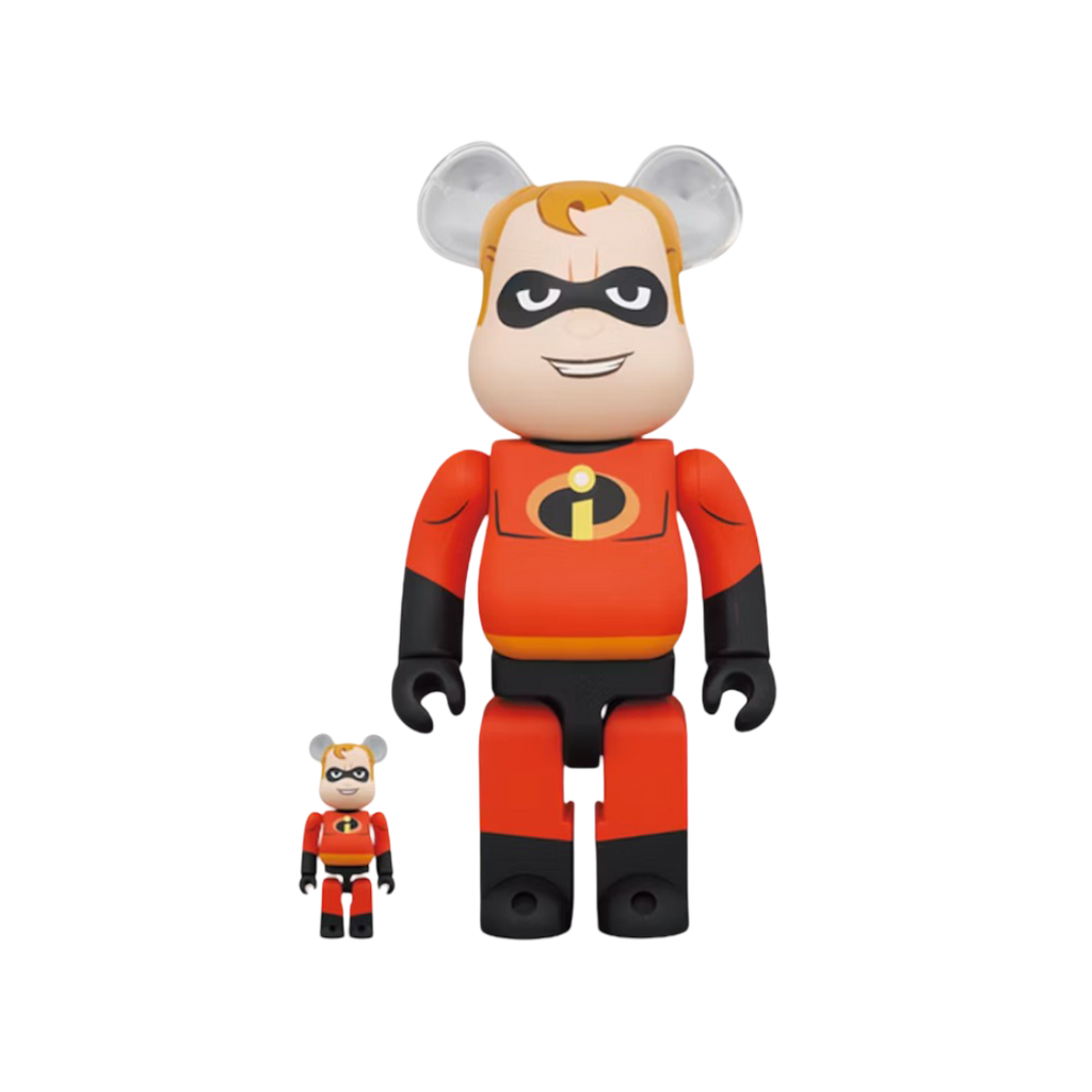 Bearbrick Disney Pixar Mr. Incredible 100% & 400% Set