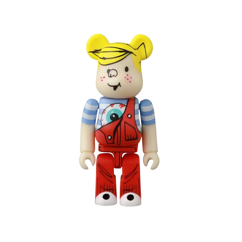 Conjunto 100% y 400% de Bearbrick x Mishka x Dennis the Menace