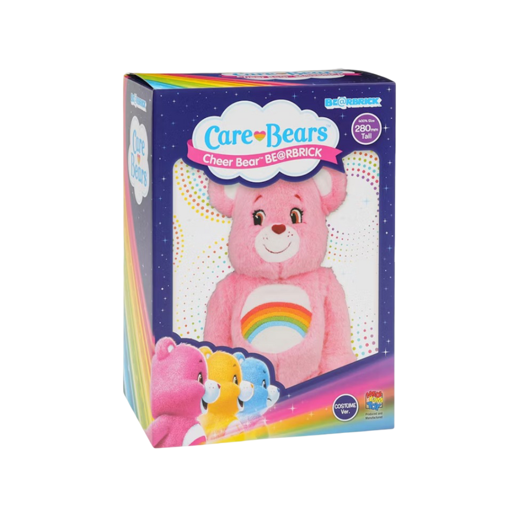 Disfraz de oso animador Bearbrick x Care Bears 400 % rosa