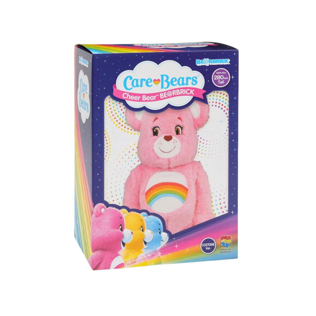 Bearbrick x Care Bears Cheer Bear Costume 400% Pink