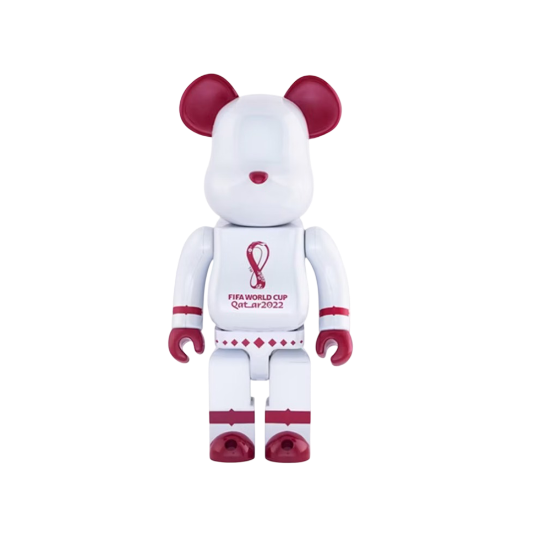 Bearbrick x FIFA World Cup Qatar 2022 100% & 400% Set White