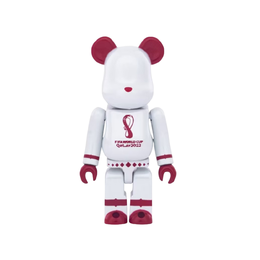 Bearbrick x FIFA World Cup Qatar 2022 100% & 400% Set White