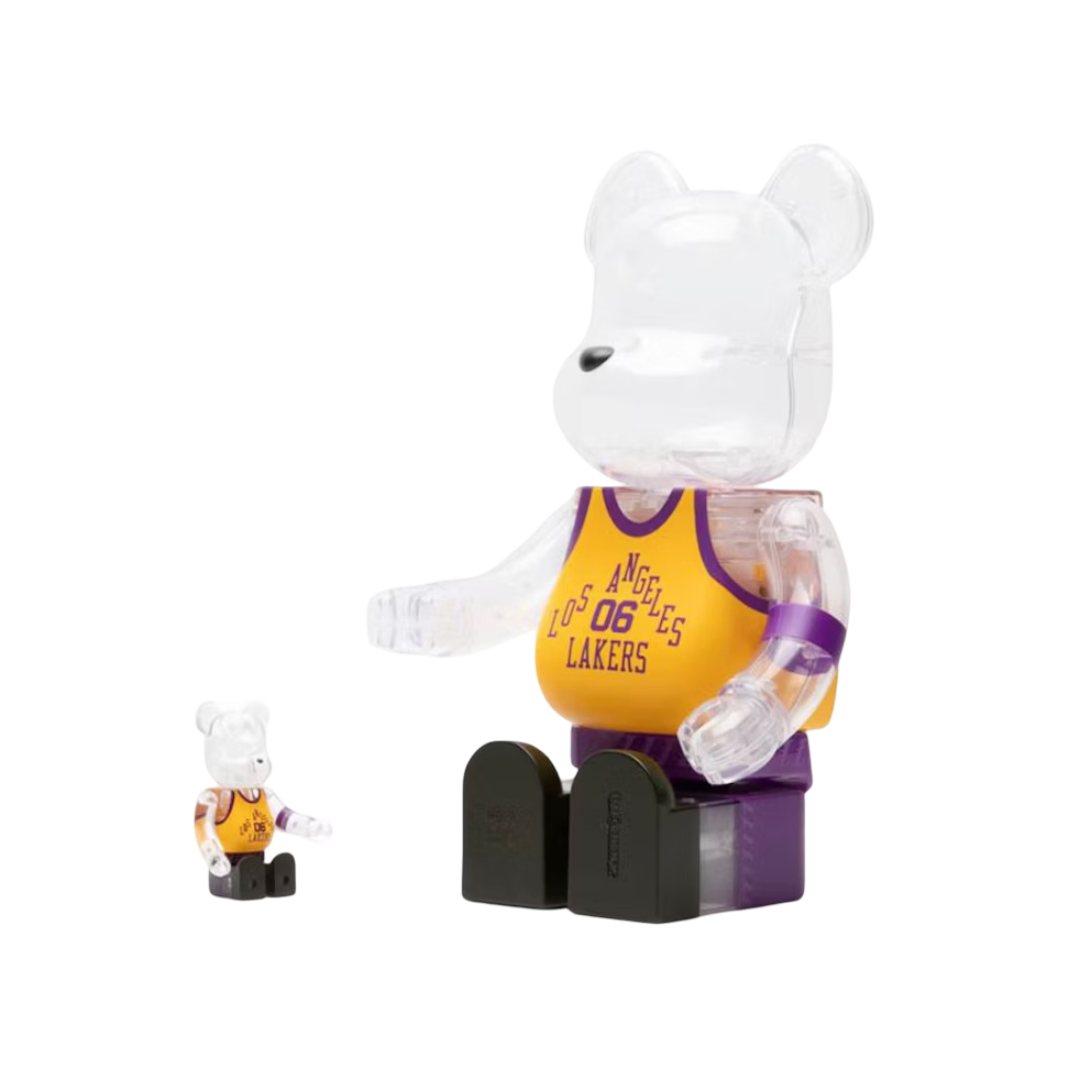 Bearbrick x Bodega x NBA Worldwide Respect Los Angeles Lakers 100% & 400% Set