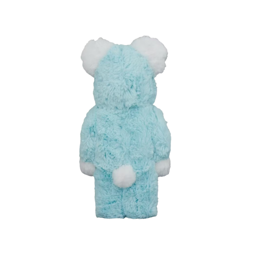 Conjunto Bearbrick x Valmuer 100% y 400% Azul Bebé