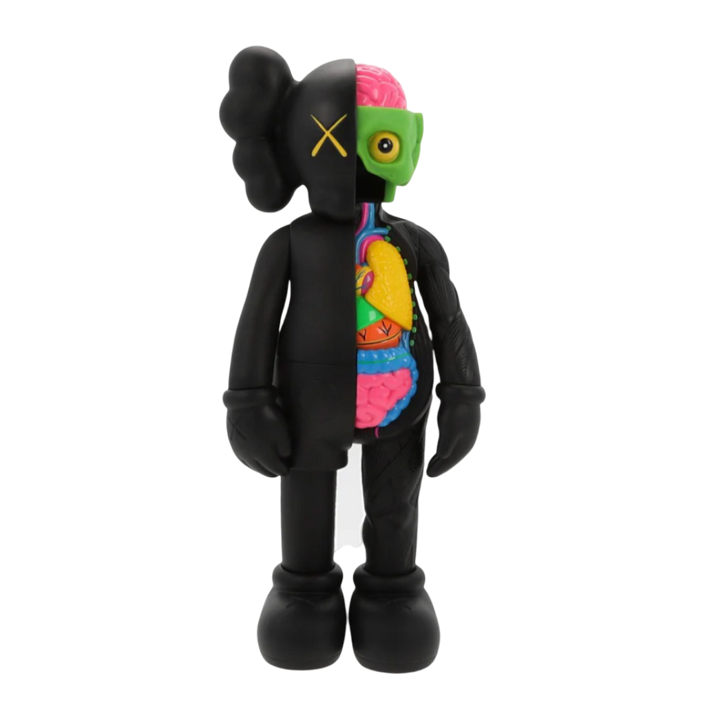 KAWS Companion Flayed Keychain Black (2009)