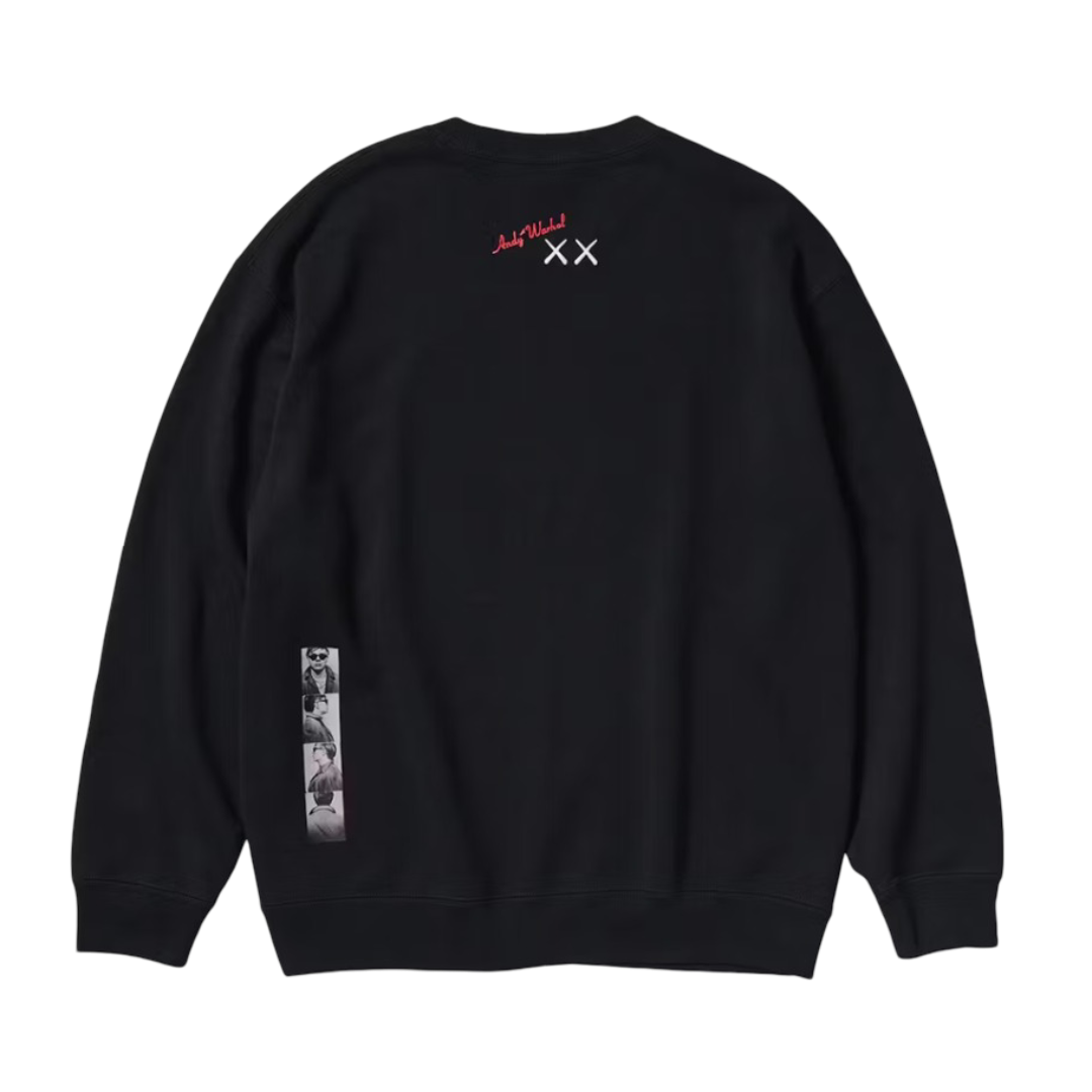 KAWS x Warhol Graphic Sweatshirt Black